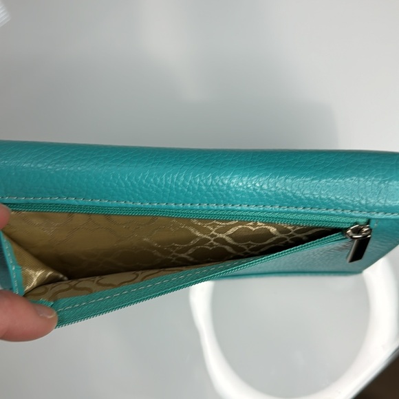 Vera Pelle multi color soft Italian leather long wallet - Picture 9 of 13